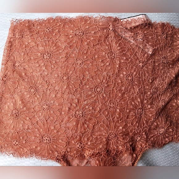 Victorias Secret Burnt Orange Floral/Daisy Nwt High Waist Thong Panties Small - Picture 5 of 7